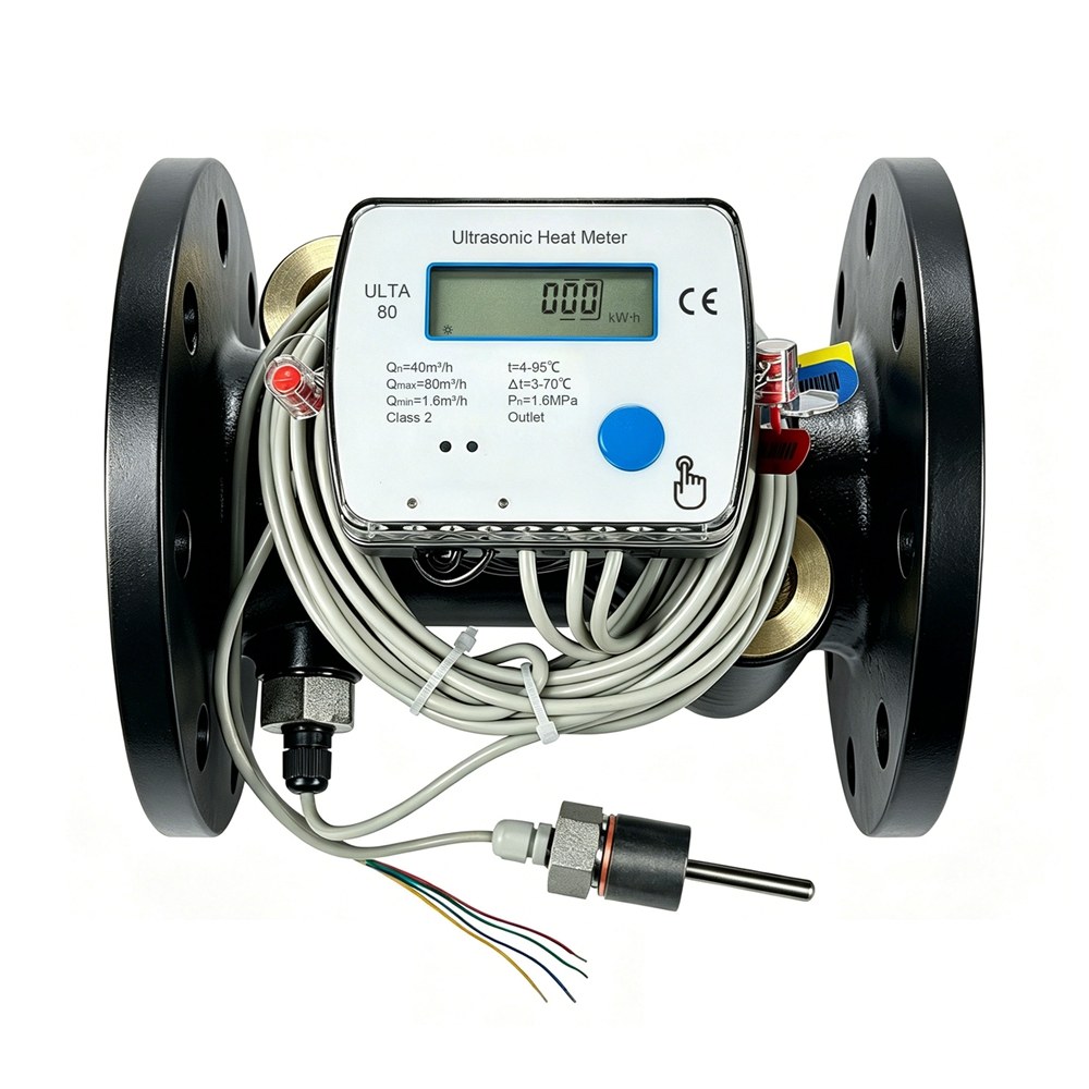 ULTA-50~500 M-BUS/ RS485/ LoRaWAN/ NB-IoT Bulk Ultrasonic Heat Meter
