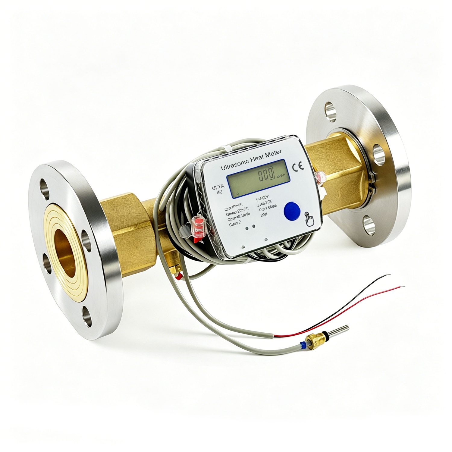 DN15-DN40 Flange Type BTU Meter/Ultrasonic Heat Meter Cooling /Heating Energy Measuring