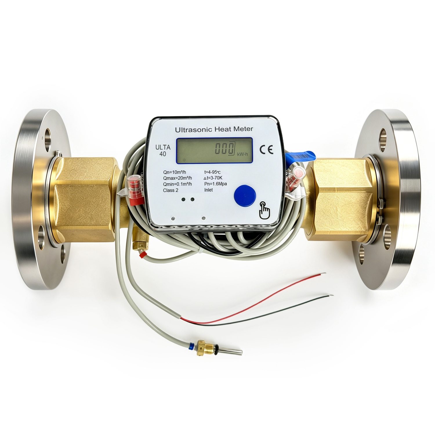 DN15-DN40 Flange Type BTU Meter/Ultrasonic Heat Meter Cooling /Heating Energy Measuring