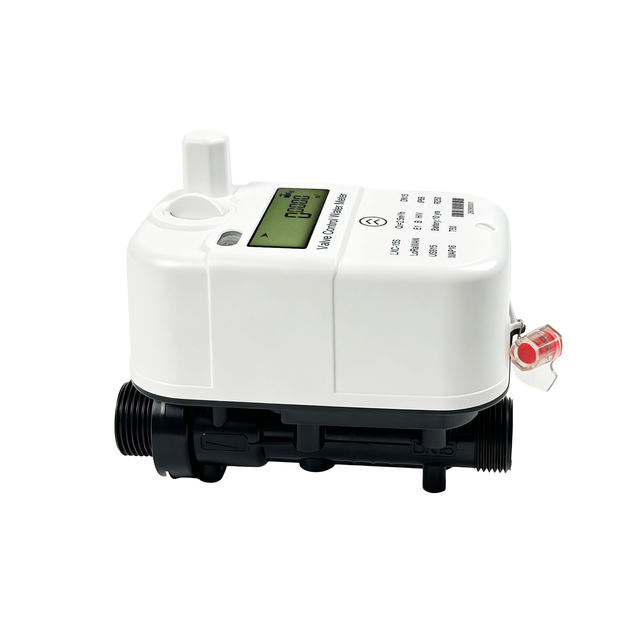 LXC-15S-25S Valve Control Composite Plastic Ultrasonic Water Meter